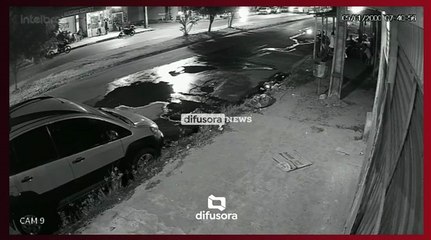 Vídeo mostra homem sendo morto a tiros