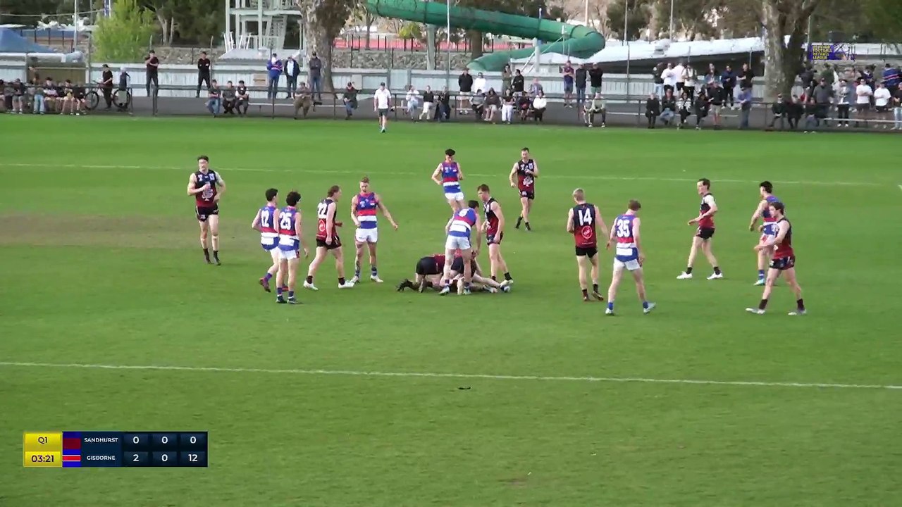 BFNL: The incident that saw Sandhurst's Lachlan Tardrew reported for striking