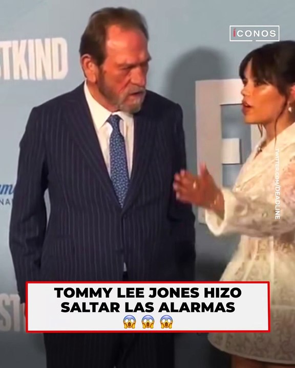 Tommy Lee Jones preocupa en plena alfombra roja
