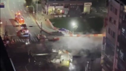 신안산선 지하철 공사현장 '불'...한때 대응 1단계 / YTN