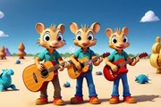 Armadillo's song KidsMusic-kidssongs-nursery rhymes-kids story time-DancingAnimals-CreativePlaytime