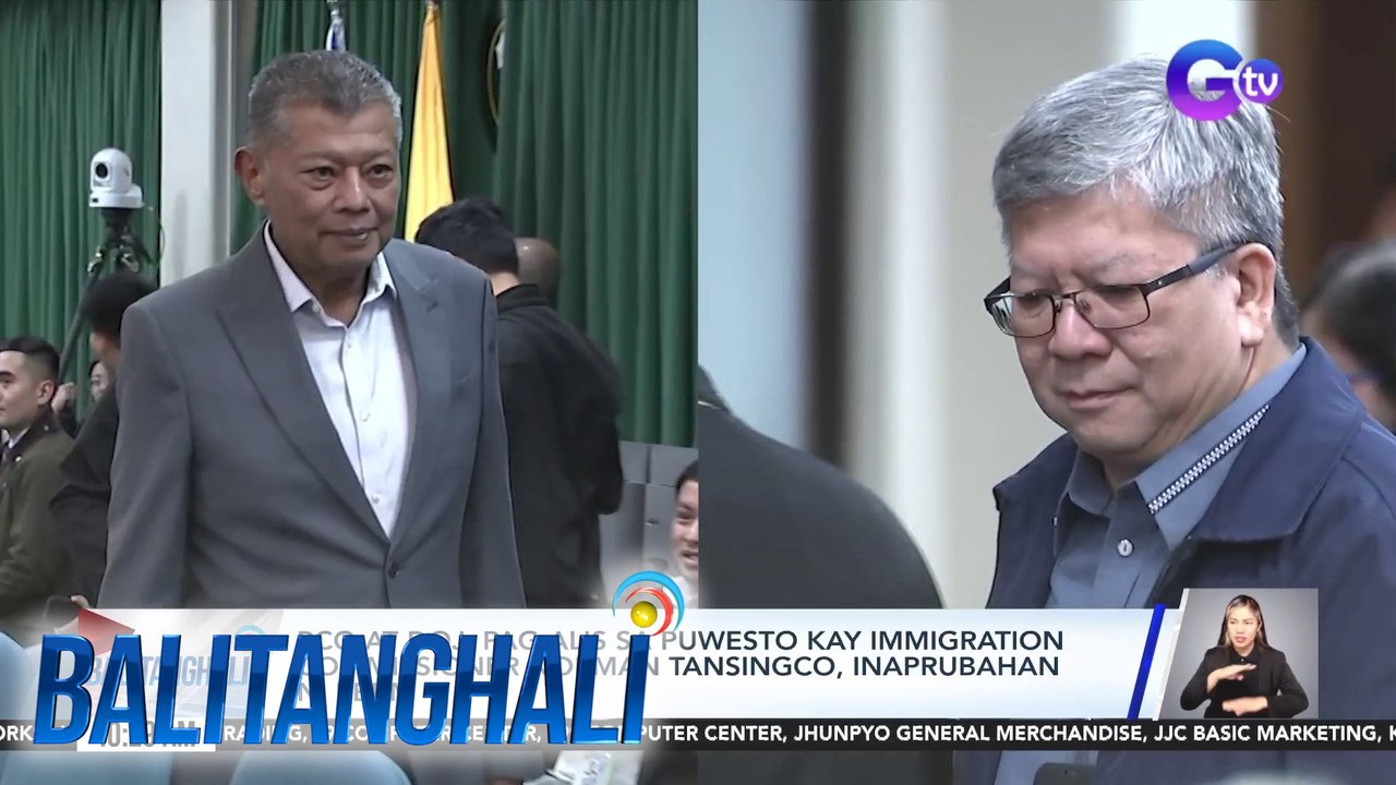 PCO & DOJ - Pag-alis sa puwesto kay Immigration Commissioner Norman Tansingco, inaprubahan ni PBBM | Balitanghali