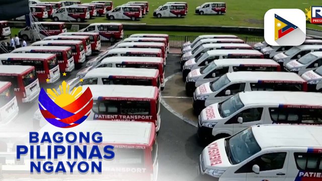 PBBM, pinangunahan ang pamamahagi ng patient transport vehicles para sa mga lokal na pamahalaan sa bansa