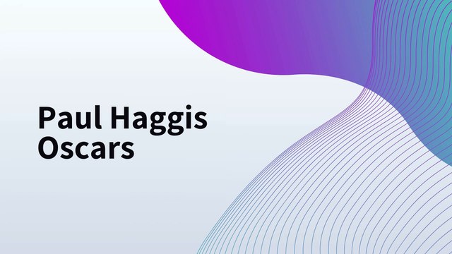 Paul Haggis Oscar