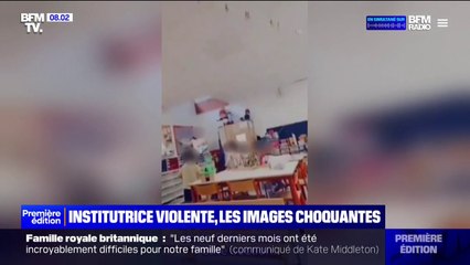 Paris: les images choquantes d'une élève de 3 ans frappée en classe par sa professeure