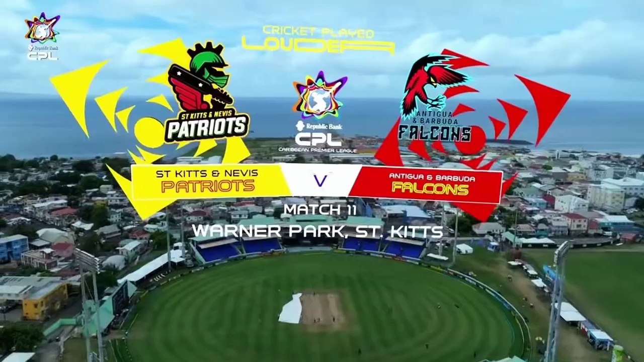CPL 2024 11th Match Highlights _ St Kitts & Nevis Patriots vs Antigua & Barbuda Falcons