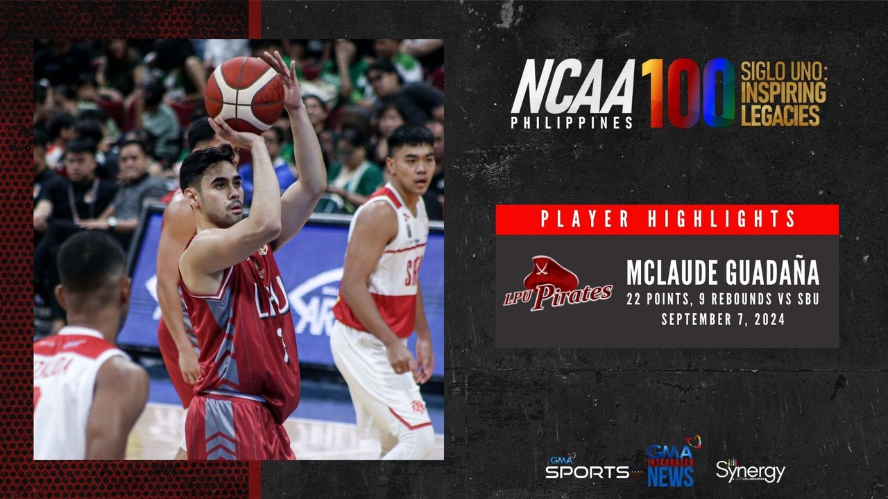 Player Highlights - Mclaude Guadaña vs. SBU | NCAA Season 100