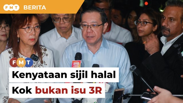 Kenyataan Kok mengenai sijil halal bukan isu 3R, kata Guan Eng