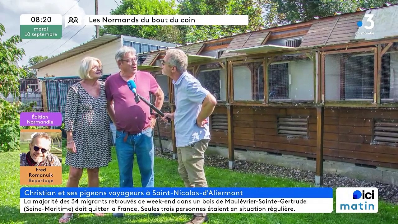 Saint Nicolas d'Aliermont - Christian et ses pigeons voyageurs