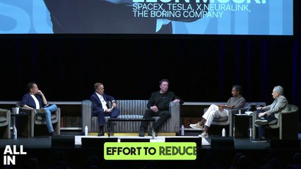 Elon Musk: It's Been 40 Years Since There Was a Serious Effort to Reduce the Size of the Government