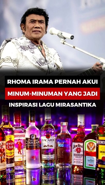 Rhoma Irama Akui Pernah Minum-minuman yang jadi Inspirasi Lagu Mirasantika yang Melegenda