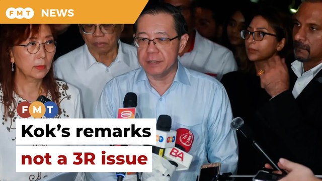 Kok’s remarks on Halal cert not a 3R issue, says Guan Eng