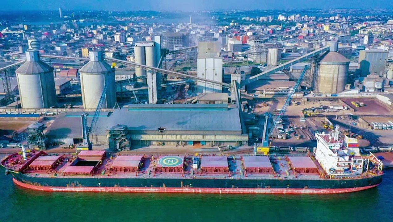 Le terminal vraquier du Port Autonome d'Abidjan accueille un navire de 230 mètres