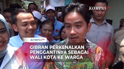 Momen Gibran Blusukan Perkenalkan Penggantinya Sebagai Wali Kota Solo ke Warga