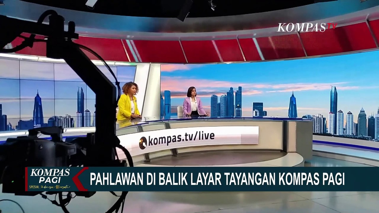 Spesial HUT ke-13 KompasTV, Inilah Pahlawan di Balik Layar Tayangan Berita di Kompas Pagi