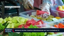 Berbagi Rujak Tampah Semarakkan HUT ke-13 KompasTV