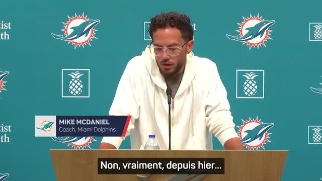 Dolphins - McDaniel ému en évoquant l’arrestation de Hill