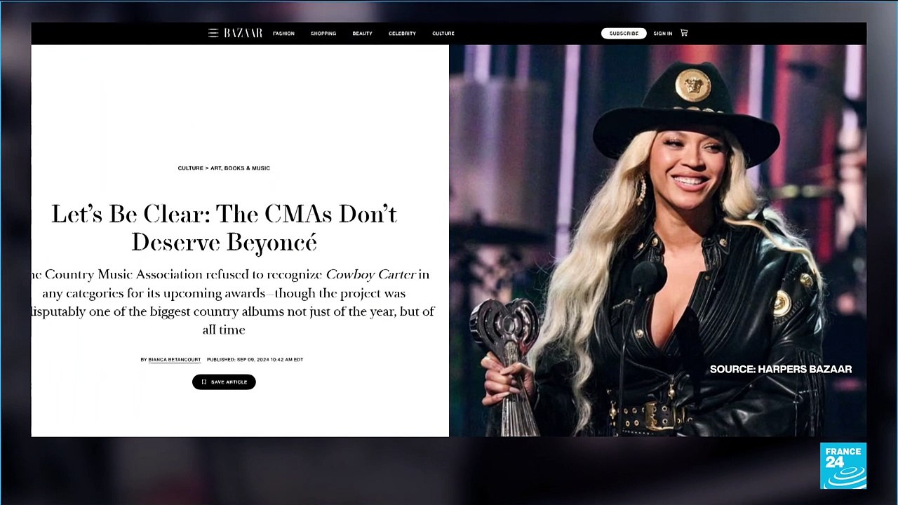 Beyonce's 'Cowboy Carter' snubbed by Country Music awards