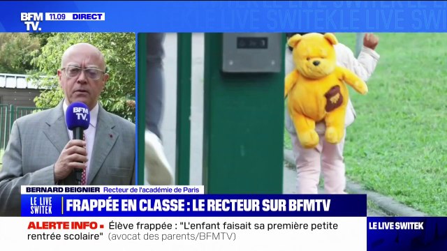 Élève de 3 ans frappée par une institutrice: le recteur de l'académie de Paris apporte un soutien complet à l'enfant et sa famille