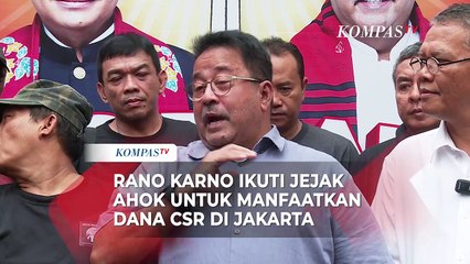 Meski Dibantah, Rano Karno akan Ikuti Jejak Ahok untuk Manfaatkan Dana CSR di Jakarta