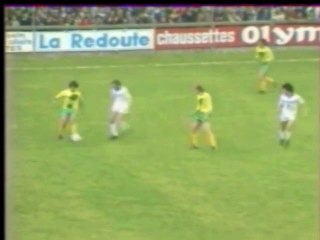 NANTES - SOCHAUX - 1980 - 4E - SAISON  1979/1980 -