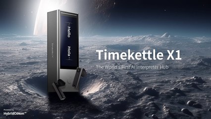 Timekettle X1 World's First AI Interpreter Hub for Multilingual Simultaneous Communication