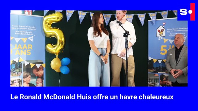 Kevin De Bruyne et Michèle Lacroix ont soutenu le Ronald McDonald Huis à Jette
