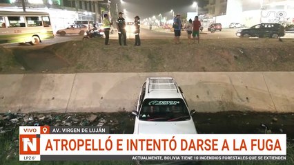 SCZ ATROPELLÓ E INTENTO DARSE A LA FUGA