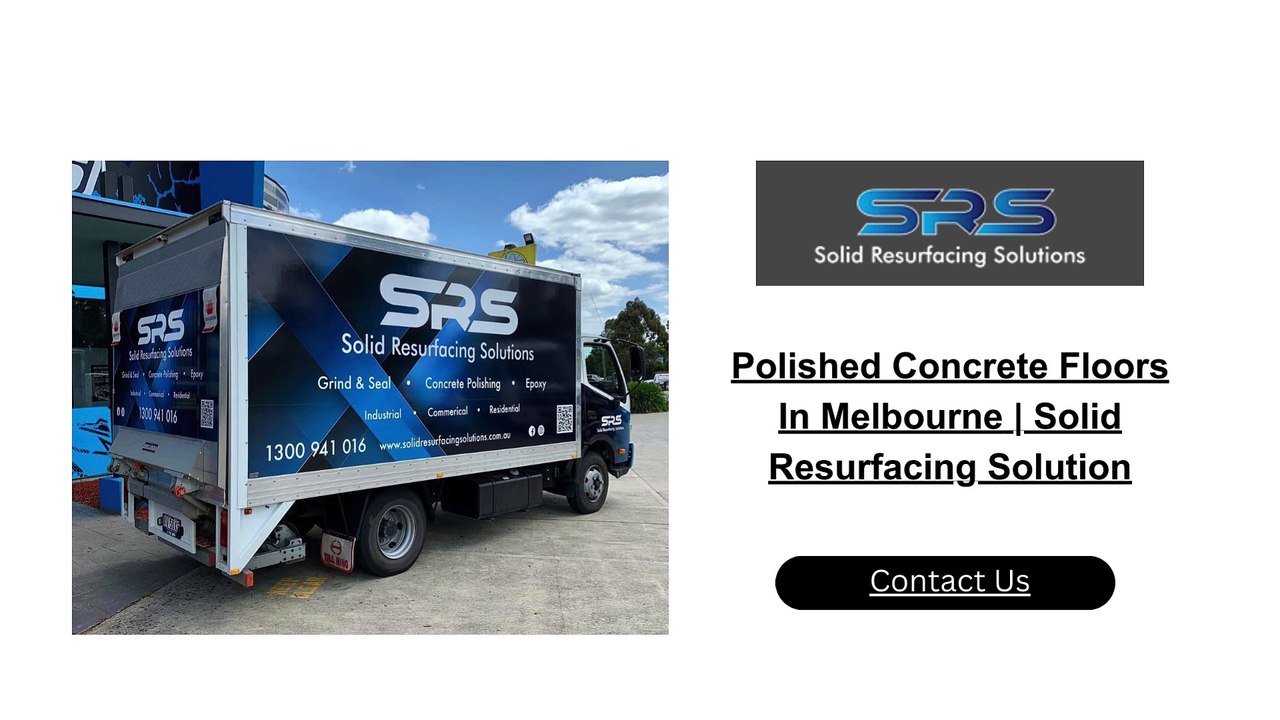 Polished Concrete Floors In Melbourne  Solid Resurfacing Solution