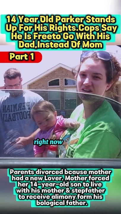 14-Year-Old Parker Defends His Rights | Police Say Go with Dad Not Mom