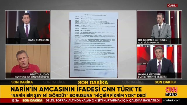 Video Haber | Narin'in amcasının ifadesi CNN TÜRK'te!