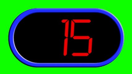 Timer/Alarm 15 seconds - Red digit