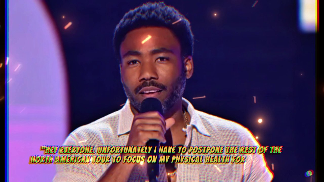 Donald Glover Postpones Remaining Childish Gambino
