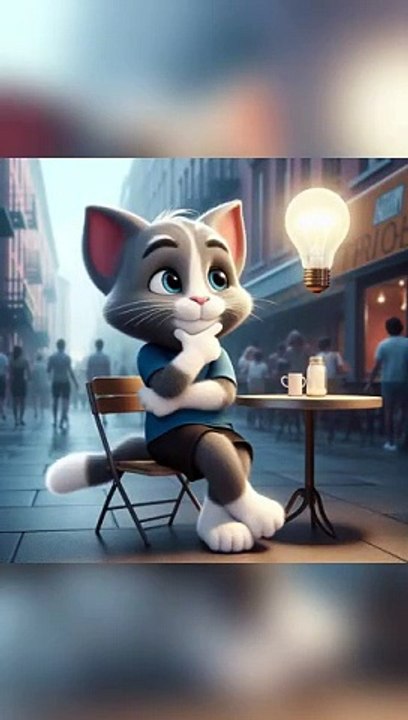 #Funny cat #Story #Cat Reading Comedy #Refreshing video
