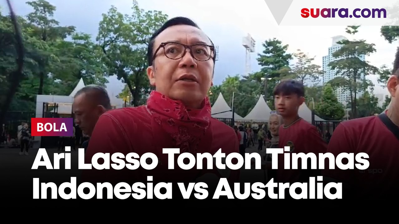 Ari Lasso Tonton Langsung Laga Timnas Indonesia vs Australia di SUGBK
