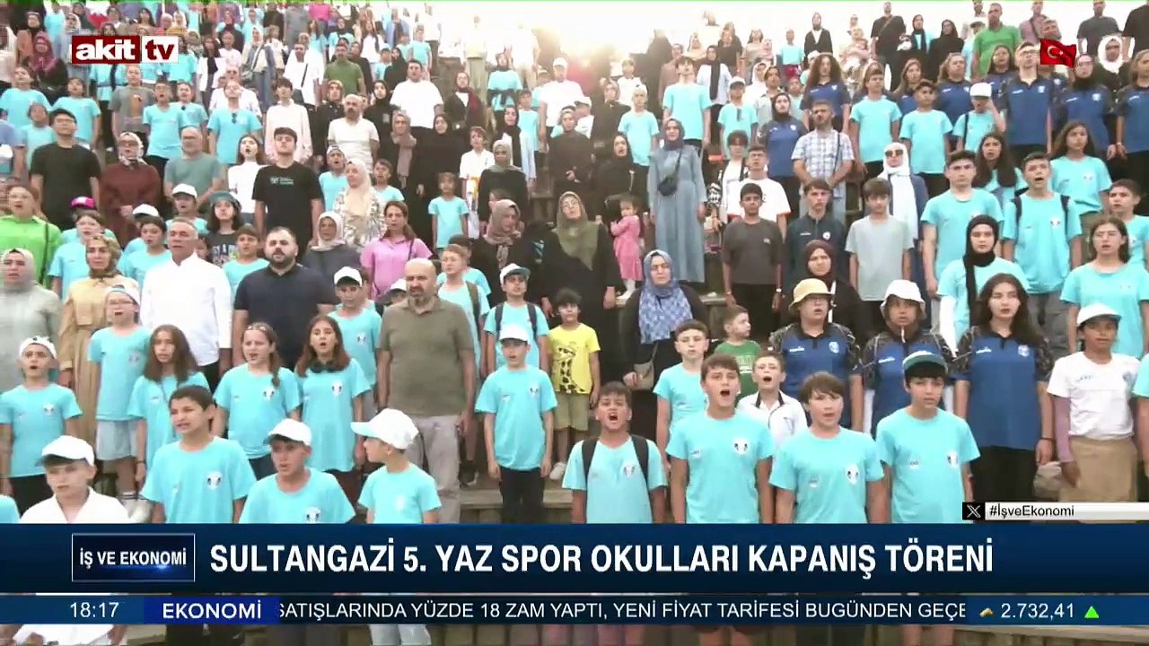 Sultangazi 5. yaz spor okulları kapanış töreni