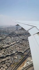 Enjoying Emirates flight take off