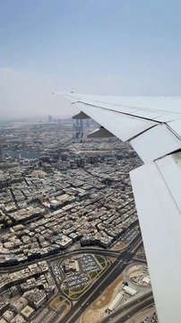 Enjoying Emirates flight take off