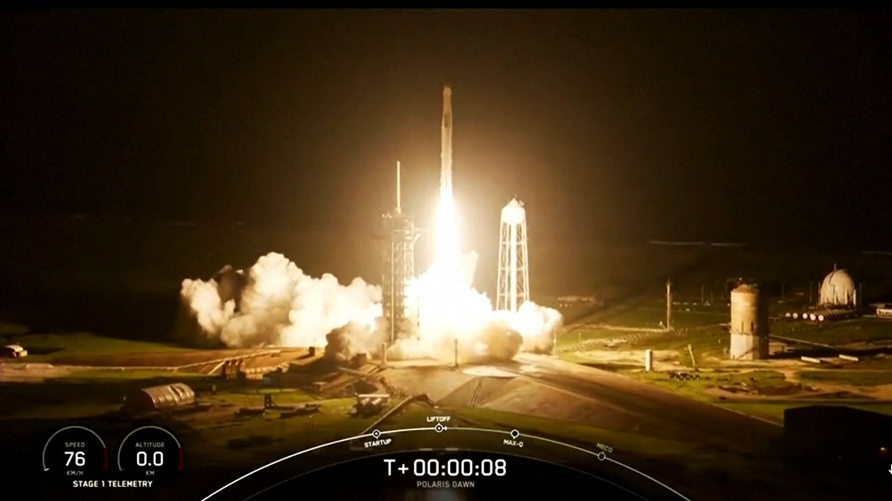 SpaceX bringt private Weltraumreisende ins All