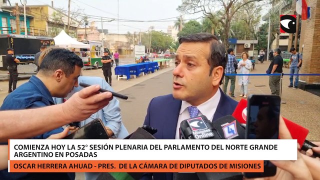 OSCAR HERRERA AHUAD PRES. DE LA CÁMARA DE DIPUTADOS DE MISIONES
