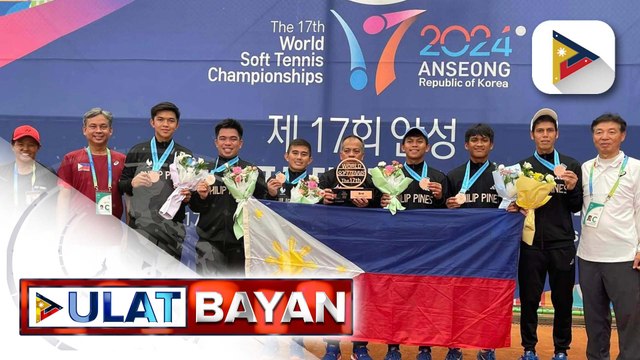 Philippine Soft Tennis Team, wagi ng bronze medal sa men's team event ng 17th World Soft Tennis Championship