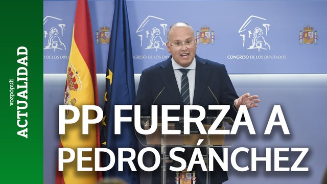 El PP fuerza a Pedro Sánchez a comparecer