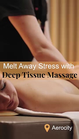 ⁣Melt Away Stress With Deep Tissue Massage