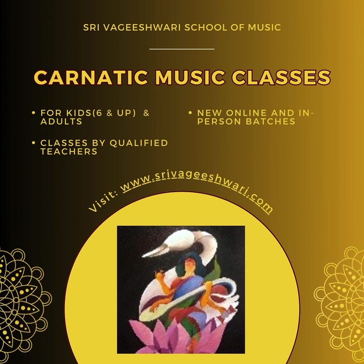 Carnatic Vocal Classes Online | Professional Tutors | SVSM