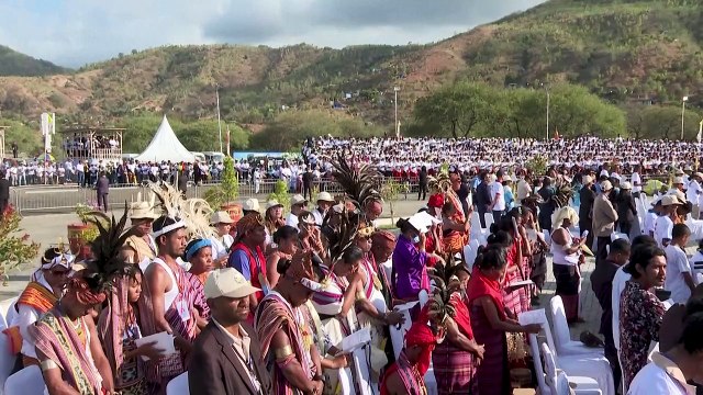 Timor oriental: 600.000 fidèles pour la messe du Pape