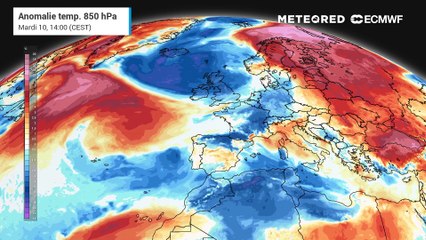 Masse d'air polaire sur la France : vers une fin de semaine remarquablement froide pour la saison !