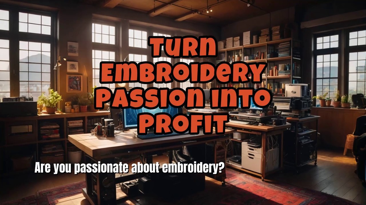 Turn Embroidery Passion into Profit