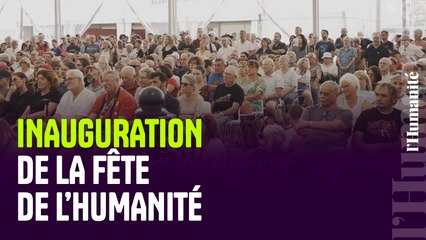 Fabien Gay inaugure la Fête de l'Humanité , « bulle d'air dans un monde de l'Humanité »