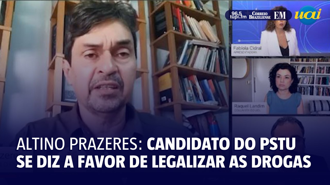 Candidato a prefeito de São Paulo defende a legalização das drogas
