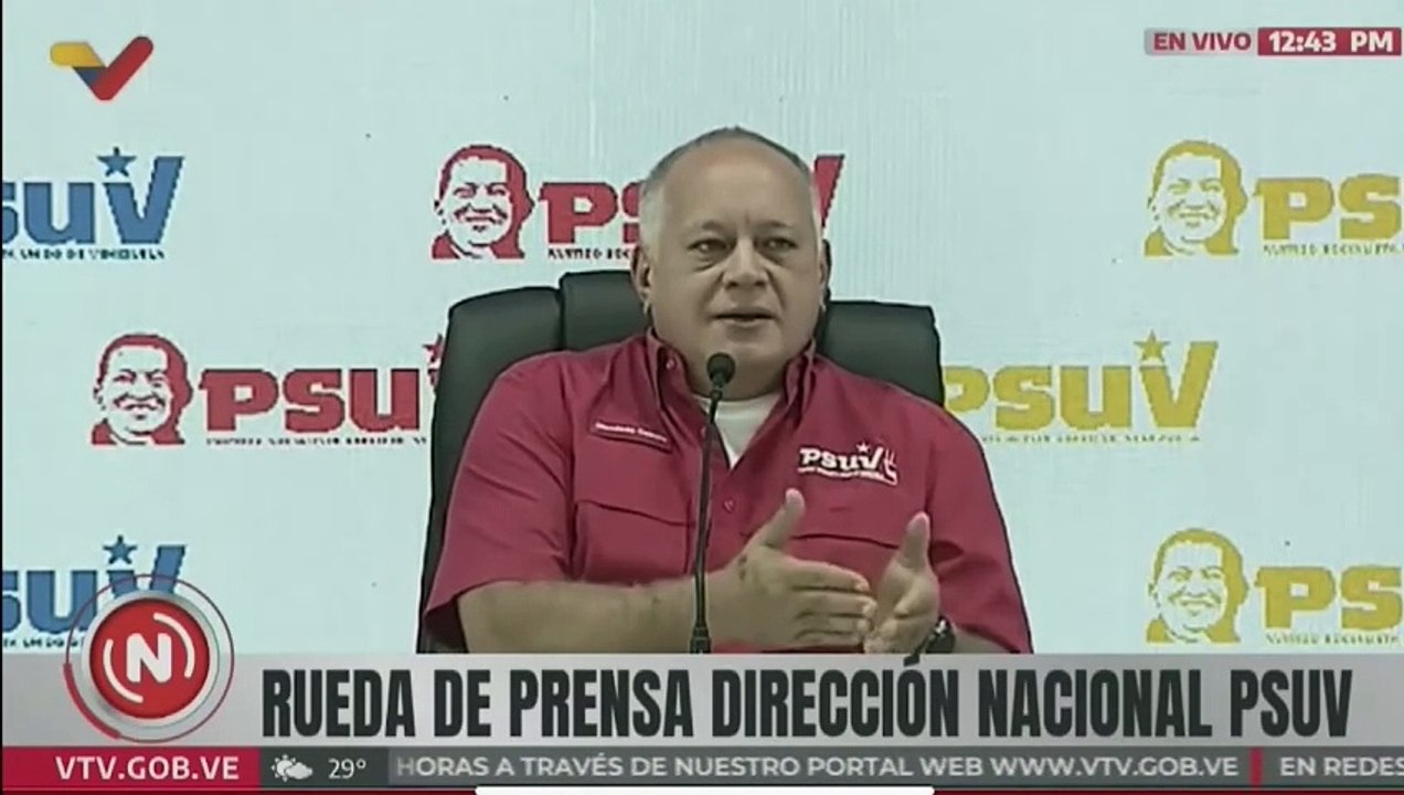 El chavismo asegura que Edmundo González Urrutia salió de Venezuela "huyendo" de Machado